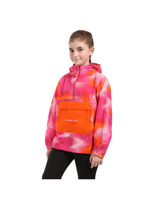 ALPINE PRO Ružičasta dječja vodootporna jakna ALPINE PRO GOZERO