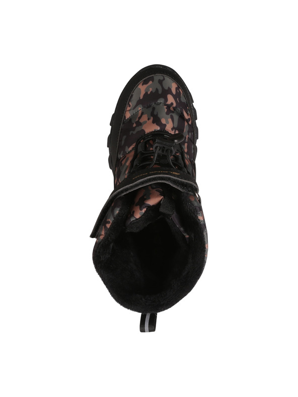 ALPINE PRO Alpine Pro Lando dječje crne čizme za snijeg s uzorkom