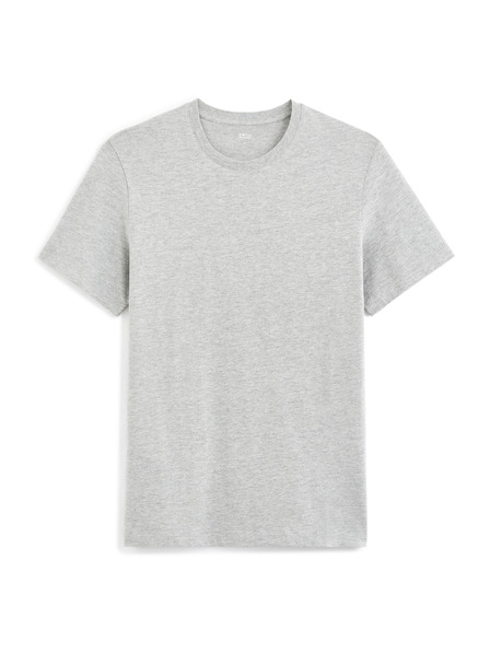 Celio Svijetlo siva osnovna majica kratkih rukava Celio Tebas