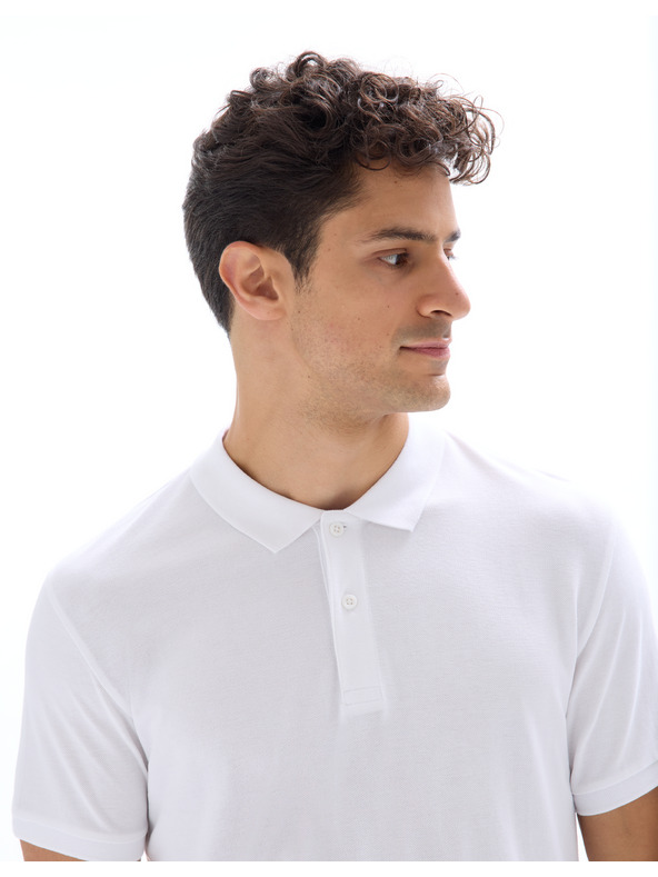 Celio Bijela Celio muška polo majica