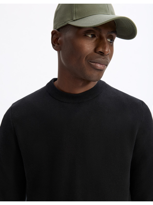 Celio Crni muški pulover Celio Bepic