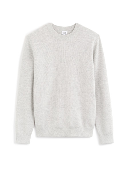 Celio Svijetlo sivi muški džemper Celio Bepic