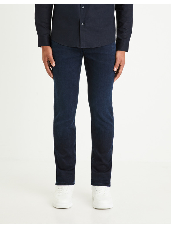 Celio Tamnoplave muške traperice ravnog kroja Celio C15