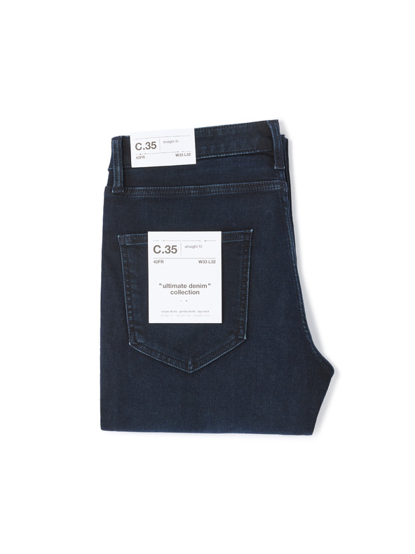 Celio Tamnoplave muške traperice ravnog kroja Celio C15