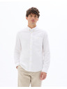 Celio Bijela muška obična pamučna košulja Celio Daxford