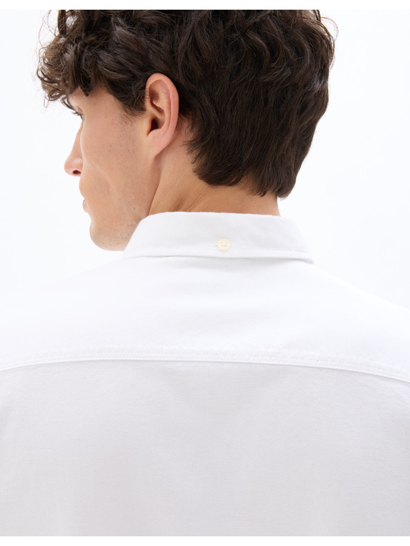 Celio Bijela muška obična pamučna košulja Celio Daxford