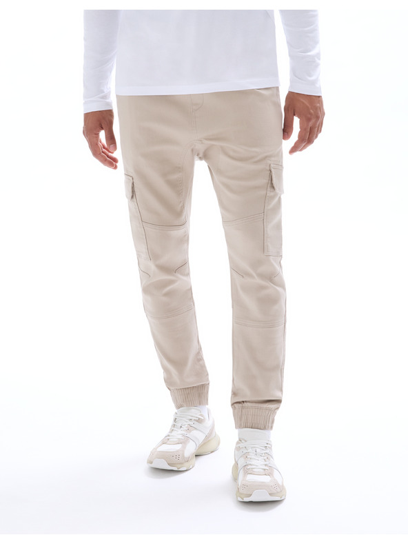 Celio Bež muške cargo hlače Celio Cokit4