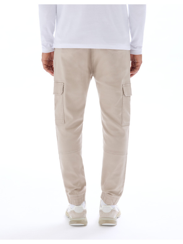 Celio Bež muške cargo hlače Celio Cokit4