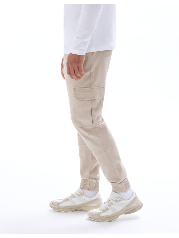 Celio Bež muške cargo hlače Celio Cokit4