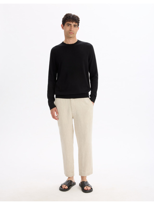 Celio Celio Decoton crni muški pulover