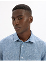 Celio Celio Damralin plava muška lanena košulja