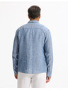 Celio Celio Daflix plava muška lanena košulja