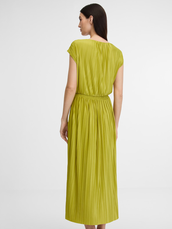 Orsay Zelena ženska plisirana maxi haljina ORSAY