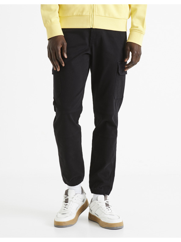 Celio Celio Dolyte crne muške cargo hlače