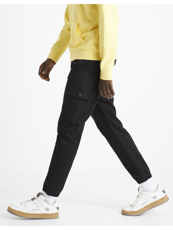 Celio Celio Dolyte crne muške cargo hlače