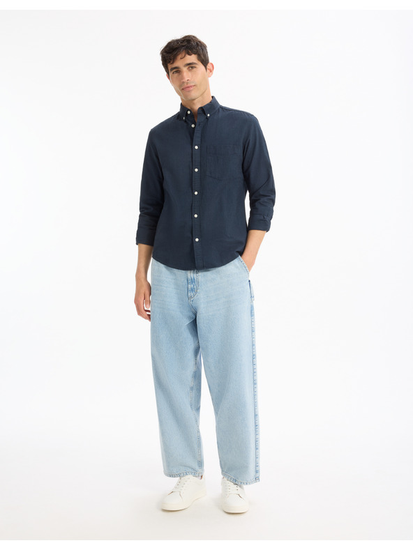 Celio Mornarsko plava muška košulja Celio Daxford