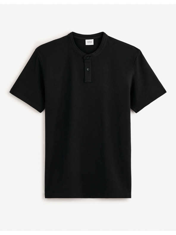Celio Crna muška base polo majica Celio Gesohel