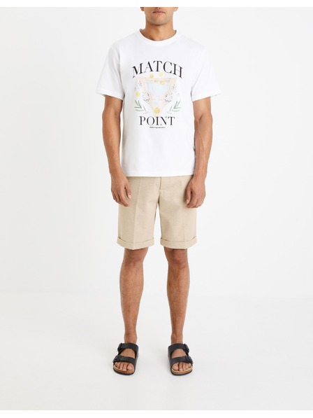 Celio Bež muške kratke hlače Celio Doevanbm