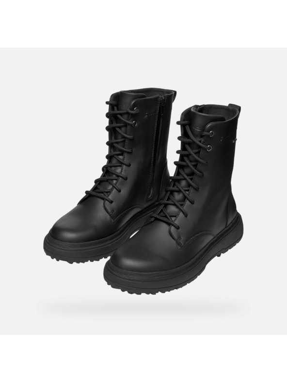 Geox Crne ženske gležnjače Geox Lamidie + Grip ABX