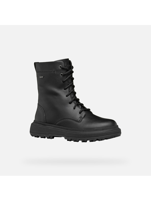 Geox Crne ženske gležnjače Geox Lamidie + Grip ABX