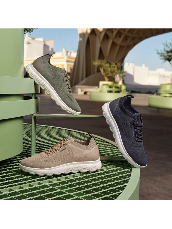 Geox Geox Spherica tamno zelene muške tenisice