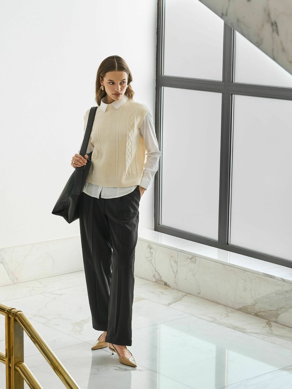 Orsay Krem ženski pulover ORSAY