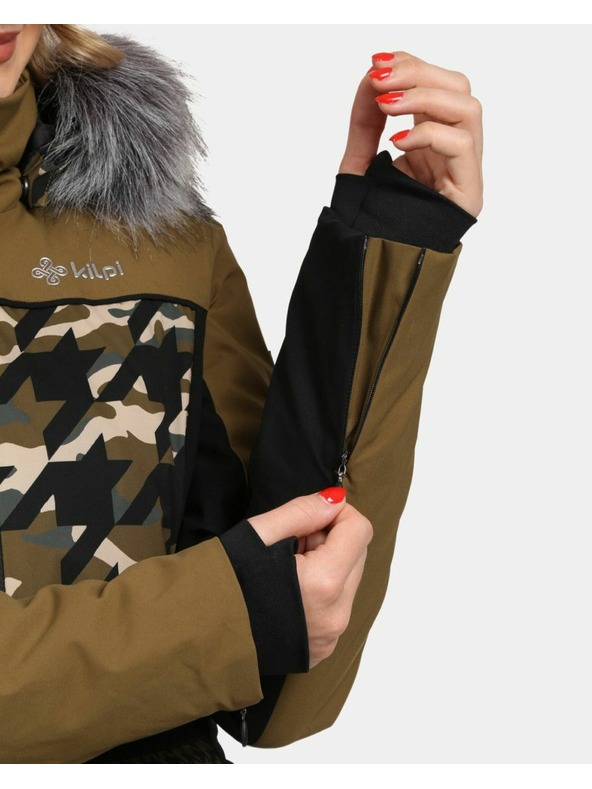 Kilpi Ženska skijaška jakna Kilpi CLAIR-W Khaki