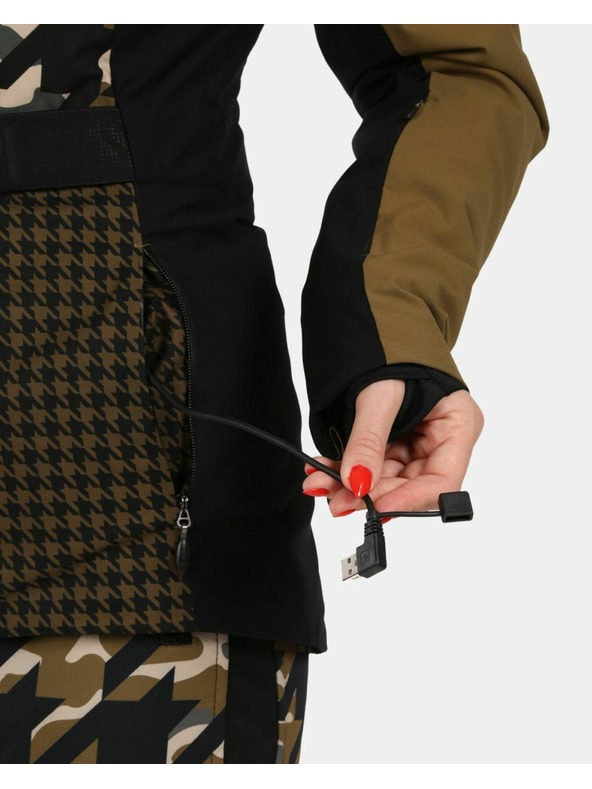 Kilpi Ženska skijaška jakna Kilpi CLAIR-W Khaki