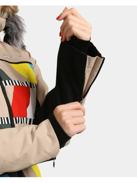 Kilpi Ženska skijaška jakna Kilpi CLAIR-W Bež