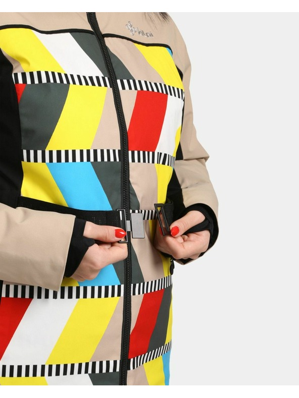 Kilpi Ženska skijaška jakna Kilpi CLAIR-W Bež