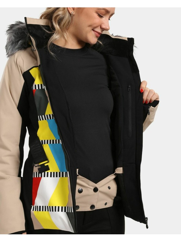 Kilpi Ženska skijaška jakna Kilpi CLAIR-W Bež