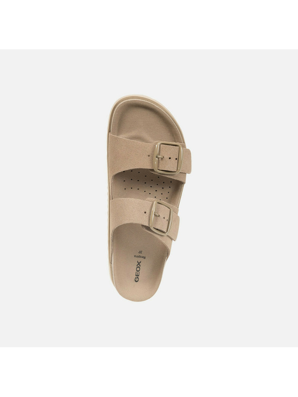 Geox Bež ženske papuče Geox Sandybett