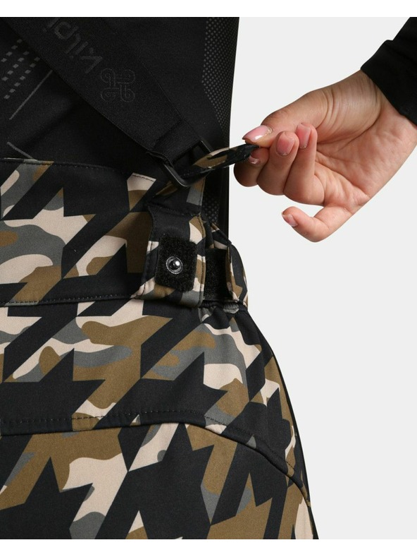 Kilpi Ženske softshell skijaške hlače Kilpi TORIEN-W Kaki