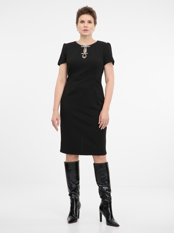 Orsay Crna ženska haljina ORSAY