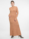 Orsay Svijetlosmeđa ženska maxi haljina ORSAY