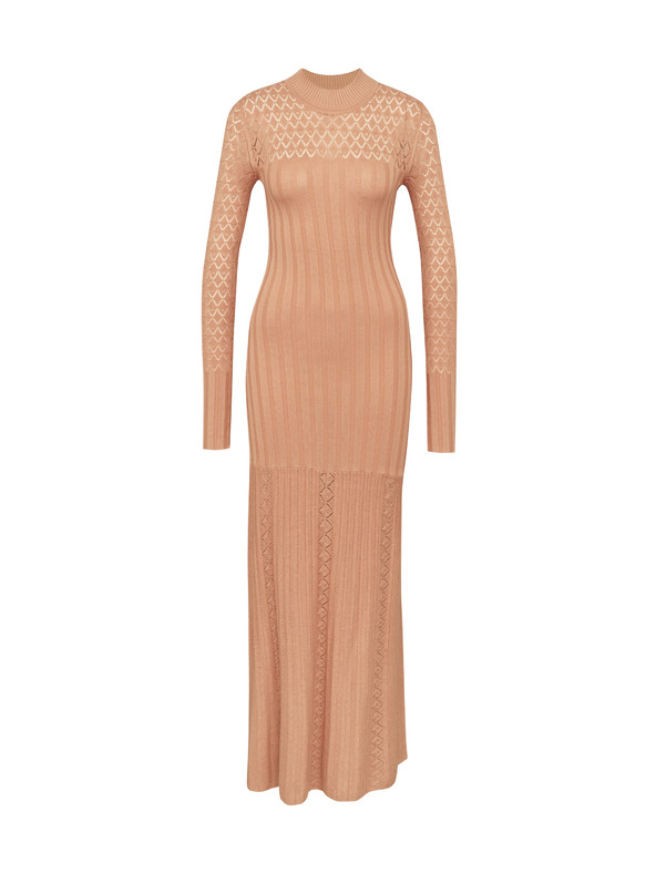 Orsay Svijetlosmeđa ženska maxi haljina ORSAY