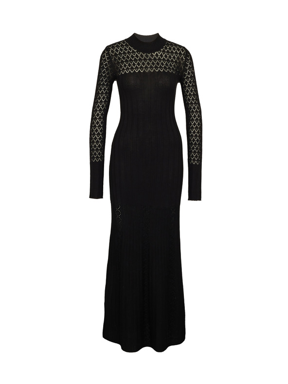 Orsay Crna ženska maxi haljina ORSAY