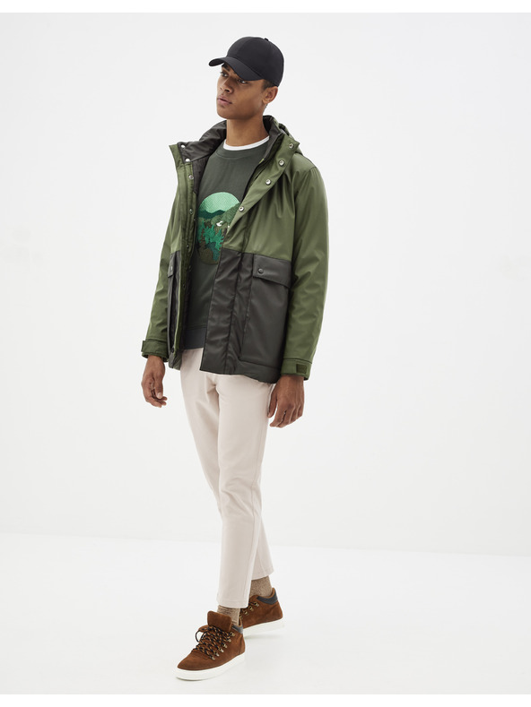 Celio Tamno zelena Celio Supheatgum jakna