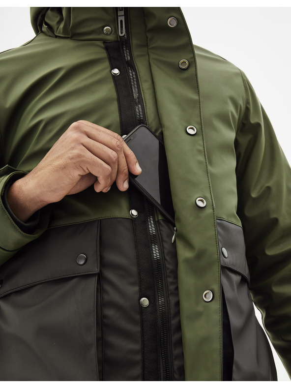 Celio Tamno zelena Celio Supheatgum jakna