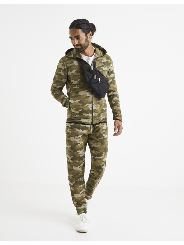 Celio Celio Vojogyoke trenirka s kaki uzorkom