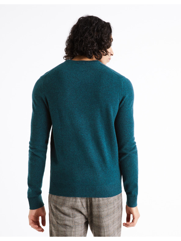 Celio Celio Cenormal Kerosin muški pulover od merino vune