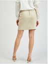 Orsay Bež ženska suknja od brušene kože ORSAY