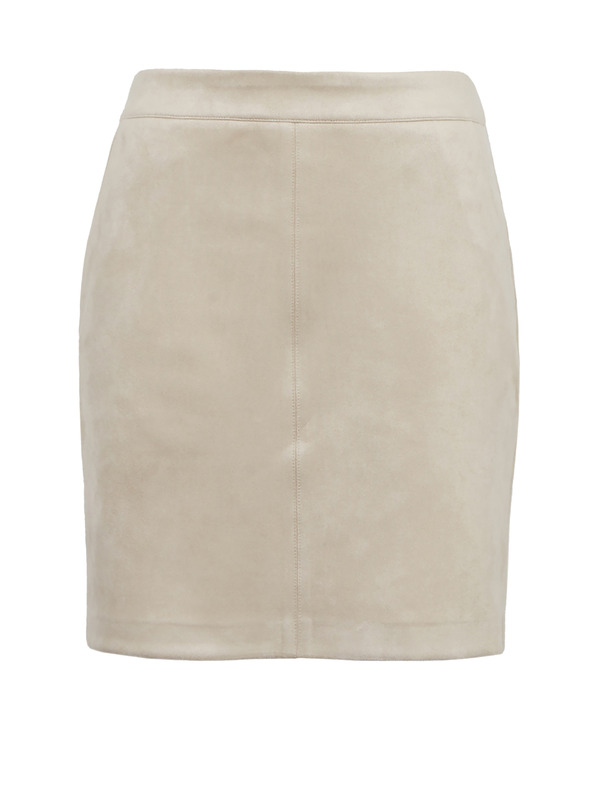 Orsay Bež ženska suknja od brušene kože ORSAY