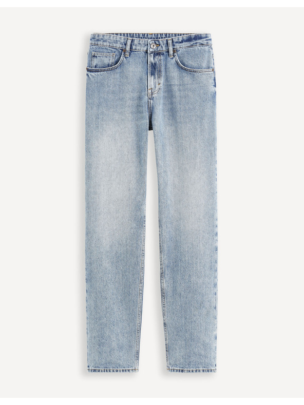 Celio Svijetloplave muške traperice ravnog kroja Celio C15 Dostraight