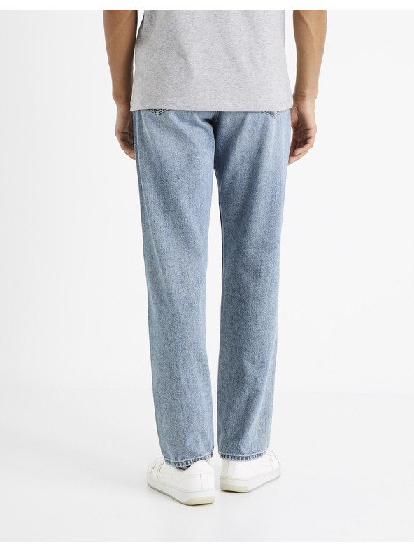 Celio Svijetloplave muške traperice ravnog kroja Celio C15 Dostraight