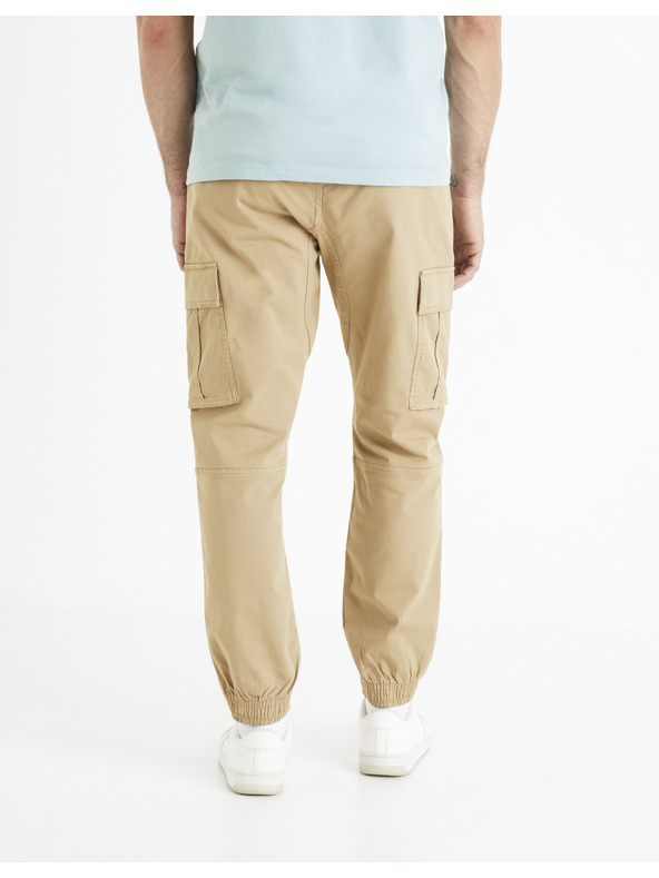 Celio Bež muške cargo hlače Celio Docar