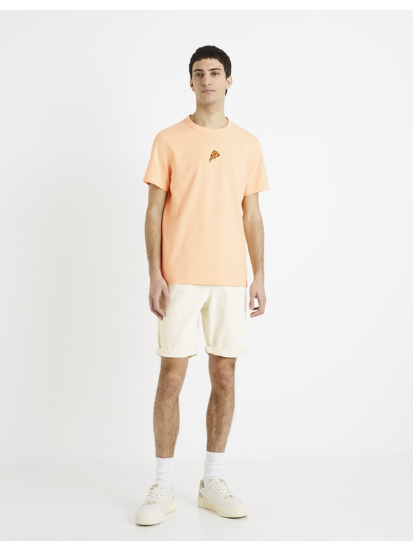 Celio Celio Dojogdenbm muške kratke traper hlače krem ​​boje