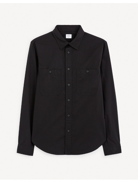 Celio Crna muška košulja Celio Gagusti2