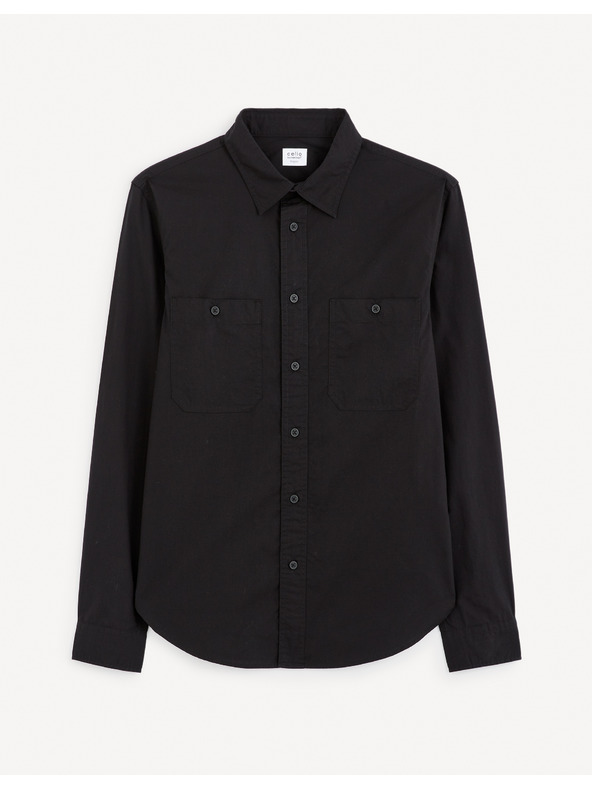 Celio Crna muška košulja Celio Gagusti2