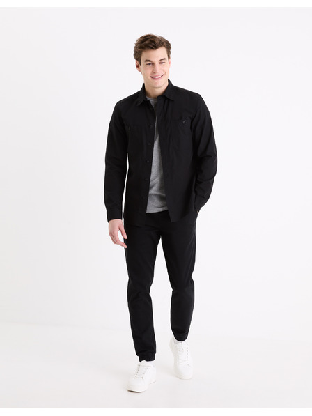 Celio Crna muška košulja Celio Gagusti2